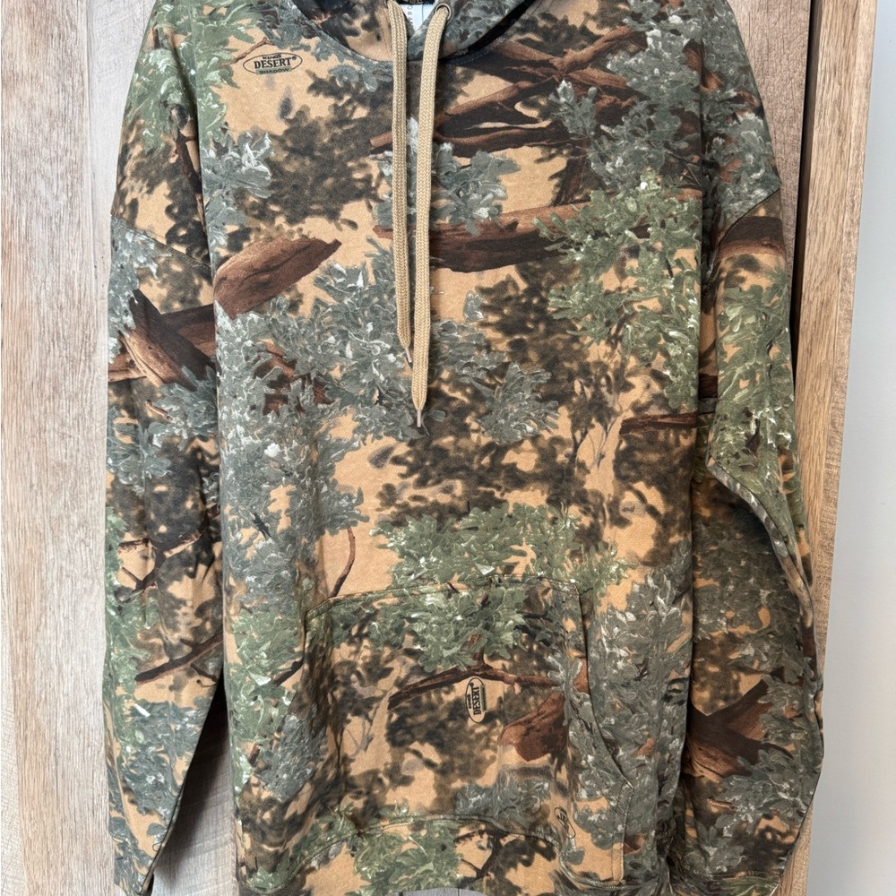Kings Men's Woodland Camo Hoodie Sweatshirt NWT